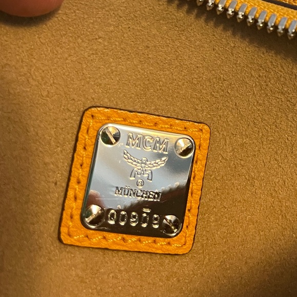 MCM Milla Grained Calfskin Double Crossbody Bag - Picture 7 of 11